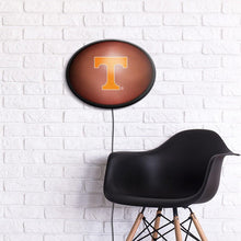 Load image into Gallery viewer, Tennessee Volunteers: Pigskin - Oval Slimline Lighted Wall Sign - The Fan-Brand