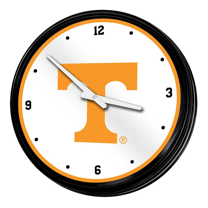 Tennessee Volunteers: Retro Lighted Wall Clock - The Fan-Brand