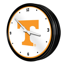 Load image into Gallery viewer, Tennessee Volunteers: Retro Lighted Wall Clock - The Fan-Brand