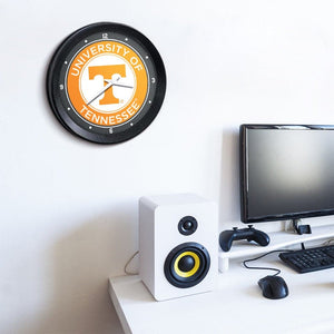 Tennessee Volunteers: Ribbed Frame Wall Clock - The Fan-Brand