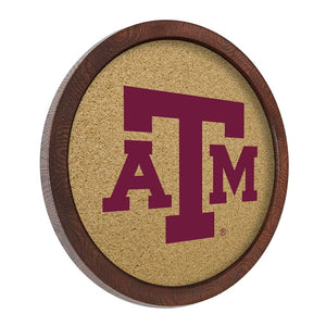 Texas A&M Aggies: "Faux" Barrel Framed Cork Board - The Fan-Brand