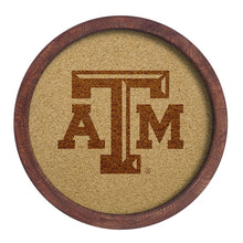 Load image into Gallery viewer, Texas A&amp;M Aggies: &quot;Faux&quot; Barrel Framed Cork Board - The Fan-Brand