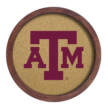 Load image into Gallery viewer, Texas A&amp;M Aggies: &quot;Faux&quot; Barrel Framed Cork Board - The Fan-Brand