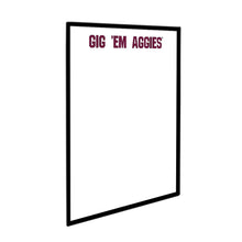 Load image into Gallery viewer, Texas A&amp;M Aggies: Gig Em&#39; Aggies - Framed Dry Erase Wall Sign - The Fan-Brand