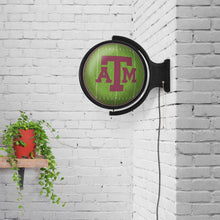 Load image into Gallery viewer, Texas A&amp;M Aggies: On the 50 - Rotating Lighted Wall Sign - The Fan-Brand