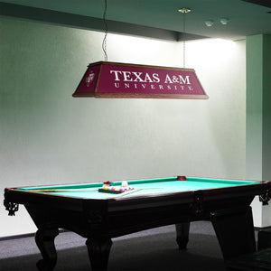 Texas A&M Aggies: Premium Wood Pool Table Light - The Fan-Brand