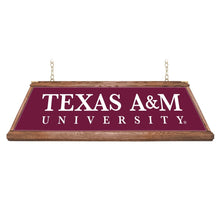 Load image into Gallery viewer, Texas A&amp;M Aggies: Premium Wood Pool Table Light - The Fan-Brand