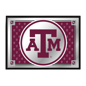 Texas A&M Aggies: Team Spirit - Framed Mirrored Wall Sign - The Fan-Brand