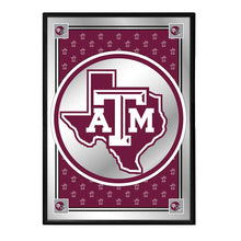 Load image into Gallery viewer, Texas A&amp;M Aggies: Team Spirit, Texas - Framed Mirrored Wall Sign - The Fan-Brand