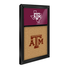 Load image into Gallery viewer, Texas A&amp;M Aggies: Texas, Dual Logo - Cork Note Board - The Fan-Brand