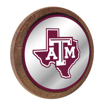 Load image into Gallery viewer, Texas A&amp;M Aggies: Texas - &quot;Faux&quot; Barrel Top Mirrored Wall Sign - The Fan-Brand