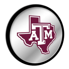 Load image into Gallery viewer, Texas A&amp;M Aggies: Texas - Modern Disc Mirrored Wall Sign - The Fan-Brand