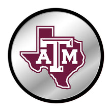 Load image into Gallery viewer, Texas A&amp;M Aggies: Texas - Modern Disc Mirrored Wall Sign - The Fan-Brand