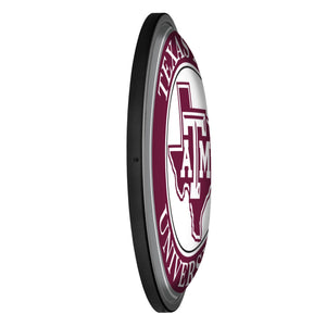 Texas A&M Aggies: Texas - Round Slimline Lighted Wall Sign - The Fan-Brand