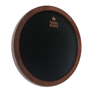 Texas State Bobcats: "Faux" Barrel Top Chalkboard - The Fan-Brand