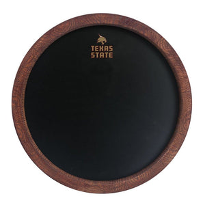 Texas State Bobcats: "Faux" Barrel Top Chalkboard - The Fan-Brand