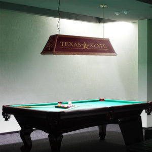 Texas State Bobcats: Premium Wood Pool Table Light - The Fan-Brand