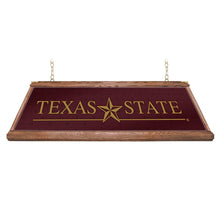 Load image into Gallery viewer, Texas State Bobcats: Premium Wood Pool Table Light - The Fan-Brand