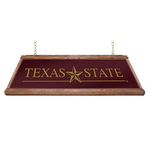 Texas State Bobcats: Premium Wood Pool Table Light - The Fan-Brand