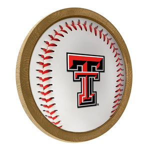 Texas Tech Red Raiders: Baseball - "Faux" Barrel Frame Sign - The Fan-Brand