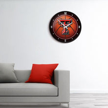 Load image into Gallery viewer, Texas Tech Red Raiders: Basketball - Modern Disc Wall Clock - The Fan-Brand