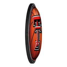 Load image into Gallery viewer, Texas Tech Red Raiders: Basketball - Round Slimline Lighted Wall Sign - The Fan-Brand