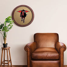 Load image into Gallery viewer, Texas Tech Red Raiders: &quot;Faux&quot; Barrel Framed Cork Board - The Fan-Brand