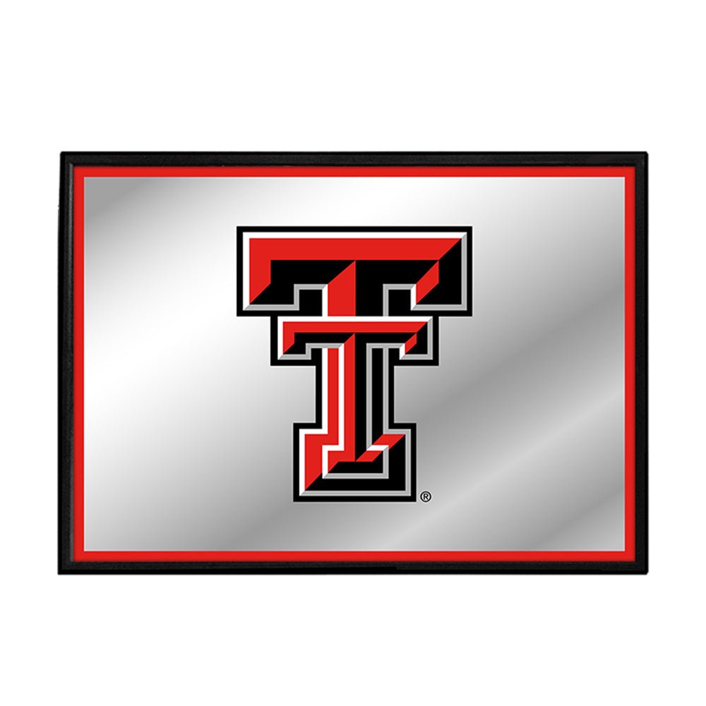 Texas Tech Red Raiders: Framed Mirrored Wall Sign - The Fan-Brand