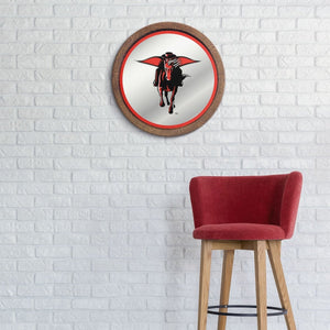 Texas Tech Red Raiders: Mascot - Mirrored Barrel Top Mirrored Wall Sign - The Fan-Brand