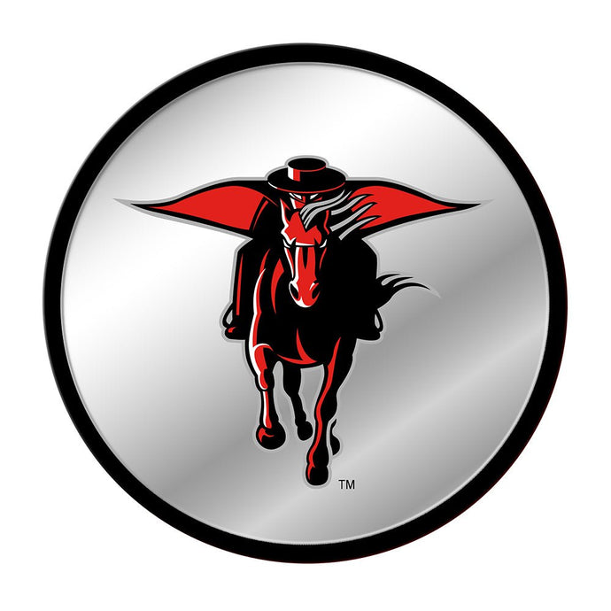 Texas Tech Red Raiders: Mascot - Modern Disc Mirrored Wall Sign - The Fan-Brand