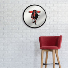 Load image into Gallery viewer, Texas Tech Red Raiders: Mascot - Modern Disc Mirrored Wall Sign - The Fan-Brand