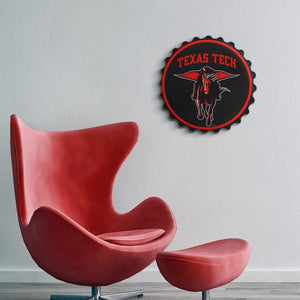 Texas Tech Red Raiders: Masked Rider - Bottle Cap Wall Sign - The Fan-Brand