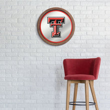 Load image into Gallery viewer, Texas Tech Red Raiders: Mirrored Barrel Top Mirrored Wall Sign - The Fan-Brand