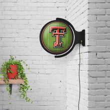 Load image into Gallery viewer, Texas Tech Red Raiders: On the 50 - Rotating Lighted Wall Sign - The Fan-Brand