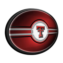 Load image into Gallery viewer, Texas Tech Red Raiders: Oval Slimline Lighted Wall Sign - The Fan-Brand