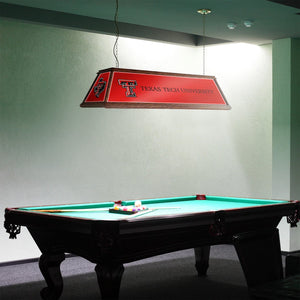 Texas Tech Red Raiders: Premium Wood Pool Table Light - The Fan-Brand