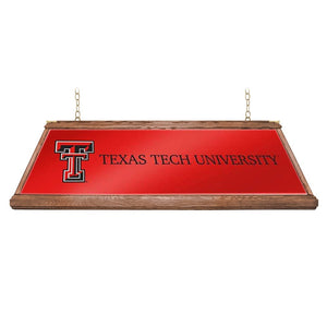 Texas Tech Red Raiders: Premium Wood Pool Table Light - The Fan-Brand