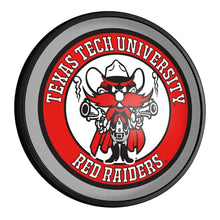 Load image into Gallery viewer, Texas Tech Red Raiders: Raider Red - Round Slimline Lighted Wall Sign - The Fan-Brand