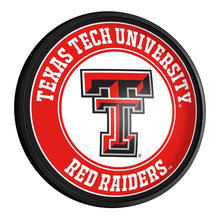 Load image into Gallery viewer, Texas Tech Red Raiders: Round Slimline Lighted Wall Sign - The Fan-Brand