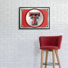 Load image into Gallery viewer, Texas Tech Red Raiders: Team Spirit - Framed Mirrored Wall Sign - The Fan-Brand