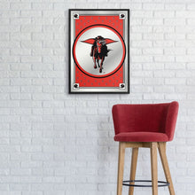 Load image into Gallery viewer, Texas Tech Red Raiders: Team Spirit, Mascot - Framed Mirrored Wall Sign - The Fan-Brand