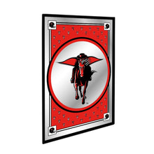 Load image into Gallery viewer, Texas Tech Red Raiders: Team Spirit, Mascot - Framed Mirrored Wall Sign - The Fan-Brand