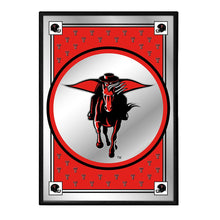 Load image into Gallery viewer, Texas Tech Red Raiders: Team Spirit, Mascot - Framed Mirrored Wall Sign - The Fan-Brand