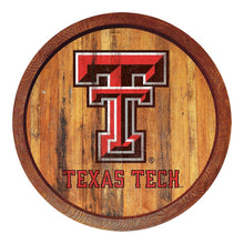 Load image into Gallery viewer, Texas Tech Red Raiders: Weathered &quot;Faux&quot; Barrel Top Sign - The Fan-Brand