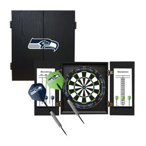 Seattle Seahawks Fan's Choice Dartboard Set