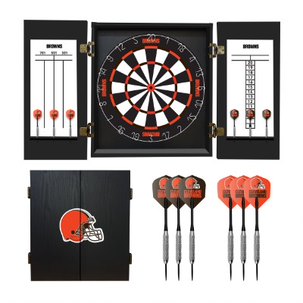 Cleveland Browns Fan's Choice Dartboard Set