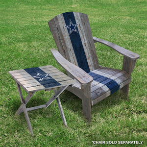 Dallas Cowboys Folding Adirondack Table