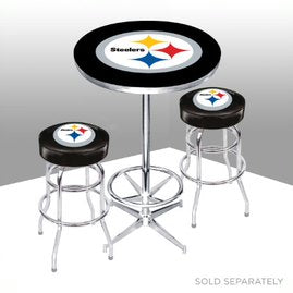 Pittsburgh Steelers Chrome Pub Table