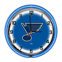 Load image into Gallery viewer, St. Louis Blues 18&quot; Neon Clock