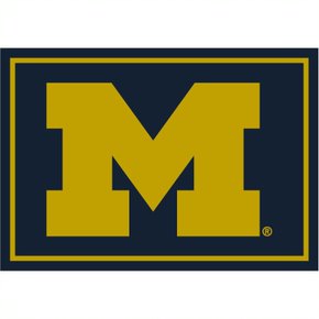 Michigan Wolverines Spirit Rug